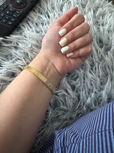 Customer photo review of 18K Celestial Love Unlimited Bracelet