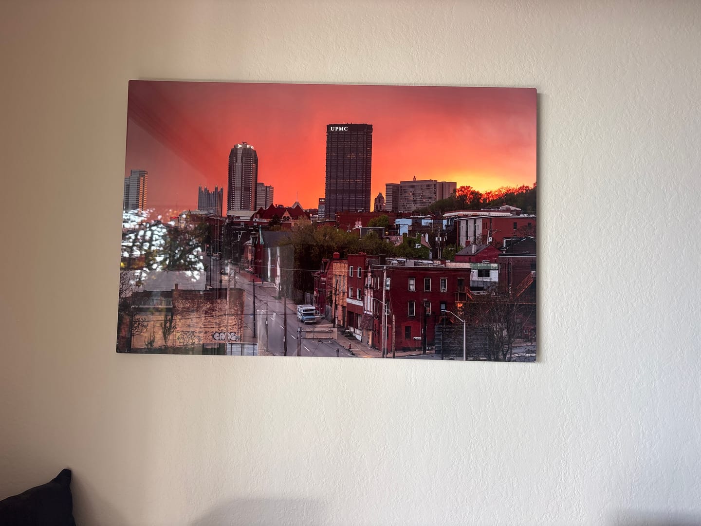 Customer photo review of Uptown Pittsburgh Sunset