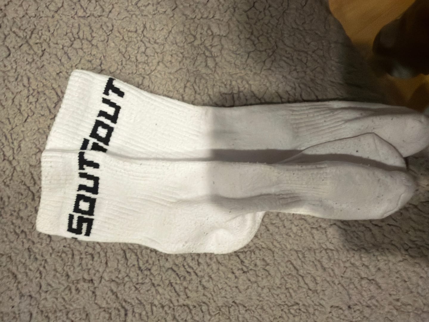 Customer photo review of Southside - Socks 1 Pack (WHITE)