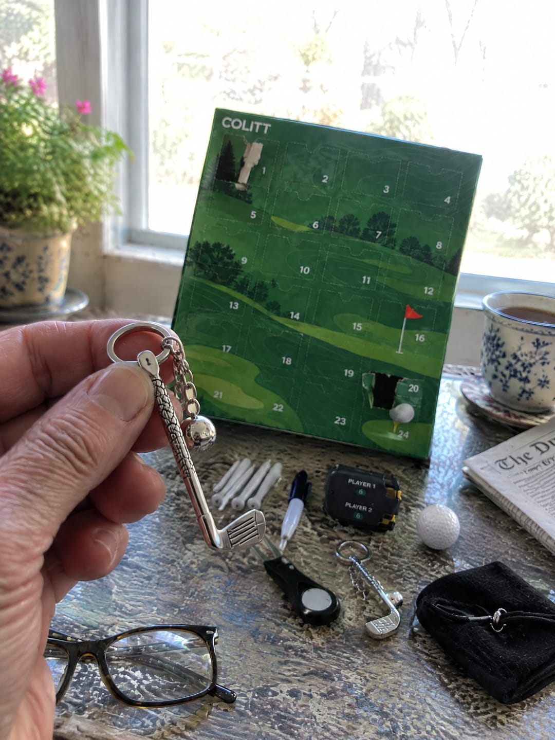 Customer photo review of Golf Advent Calendar