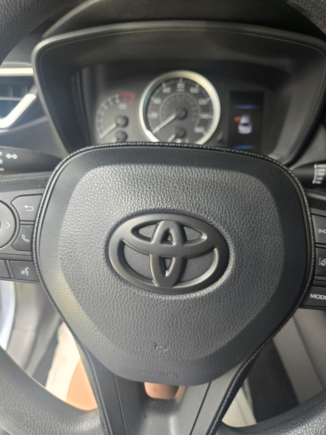 Customer photo review of Steering Wheel Emblem Overlay