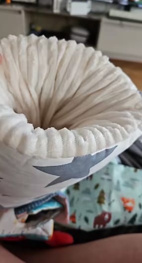 Customer photo review of Stillkissen für Babys