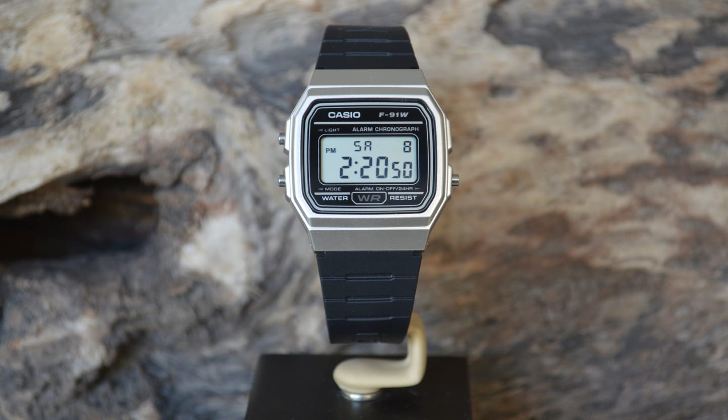 Customer photo review of Reloj Casio Vintage F-91WM-7A Plateado/Negro