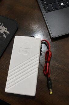 Customer photo review of Finezo WiFi Power Bank 12000mAh – Mini UPS for WiFi Devices