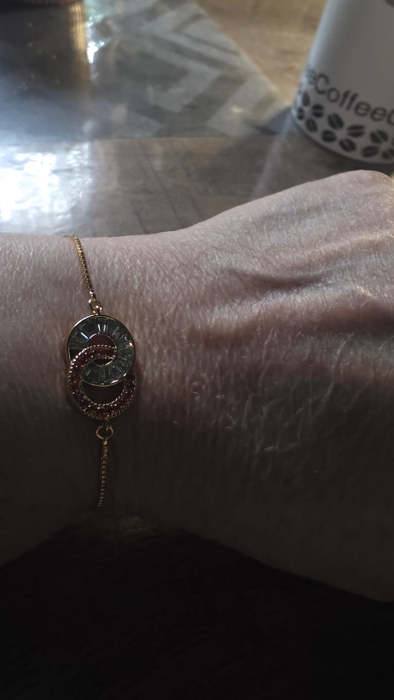 Customer photo review of Bracelet Personnalisé Duo Pierres