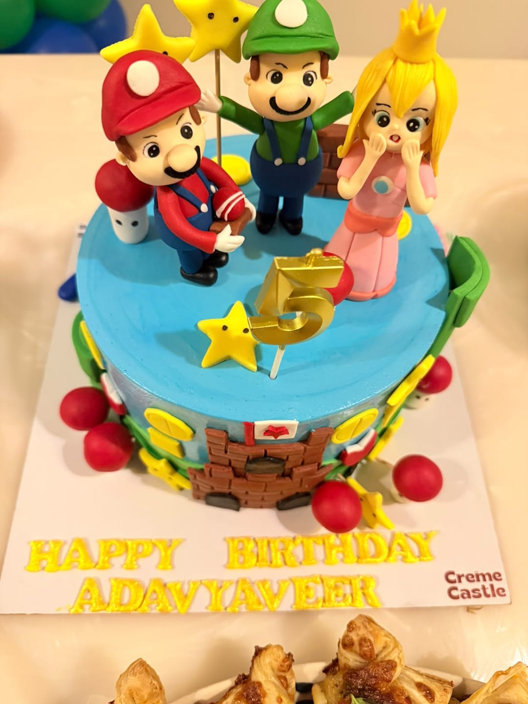 Customer photo review of Super Mario Adventure Cake
