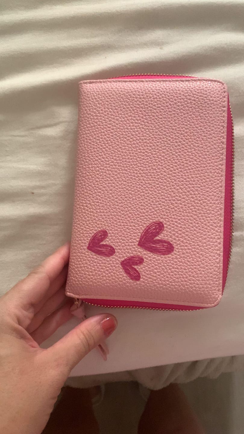 Customer photo review of Libreta de Ahorro con Cremallera A7