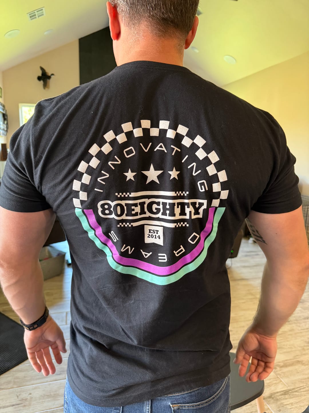 Customer photo review of 80Eighty® Innovating Dreams Shirt
