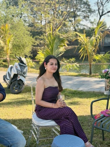 Customer photo review of Mastaani Peak Purple Jumpsuit