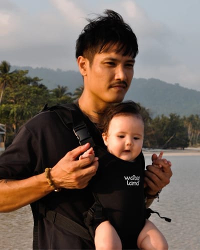 Customer photo review of WaterLand Baby Carrier