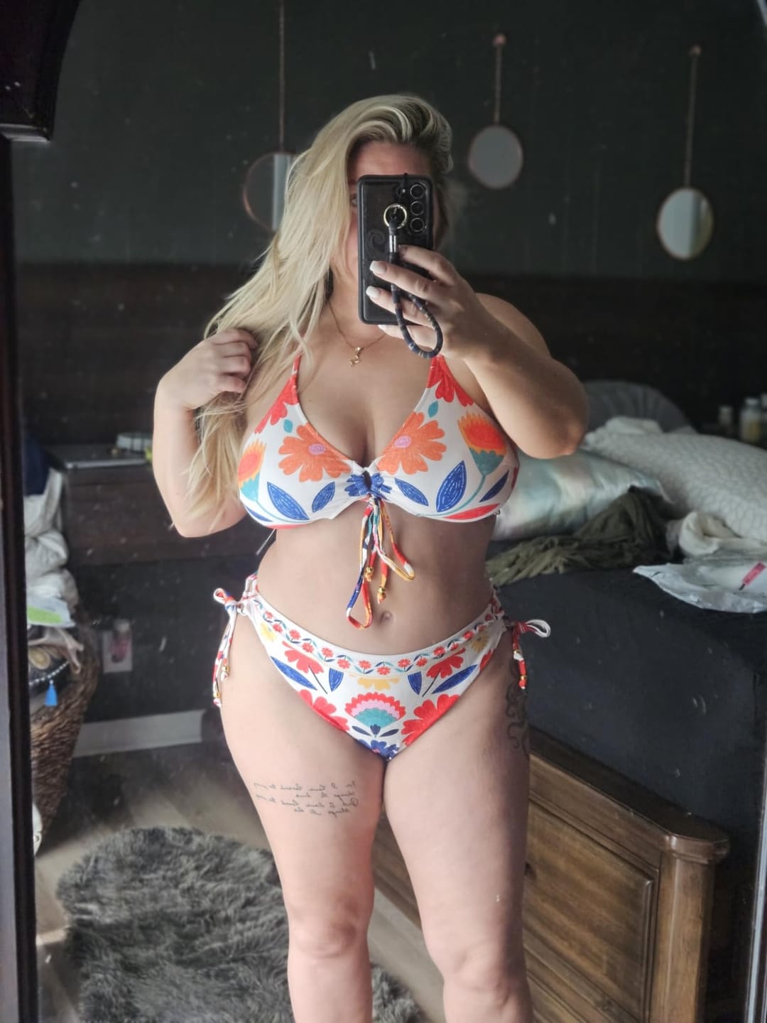 Customer photo review of Emoswim - Womens Bikini Sets Two Piece Swimsuit 2026 Curvy Cutout String Bathing Suit