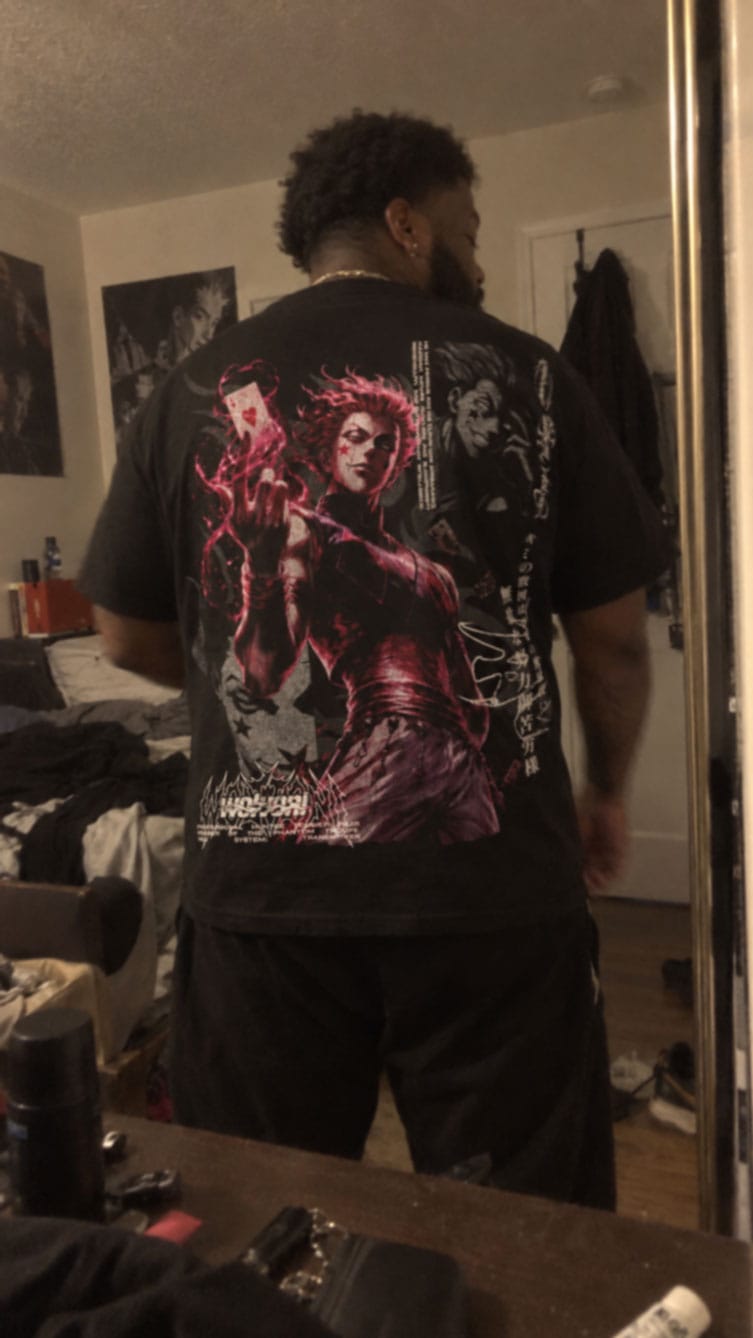 Customer photo review of HxH | Hisoka Heavyweight Washed Tee