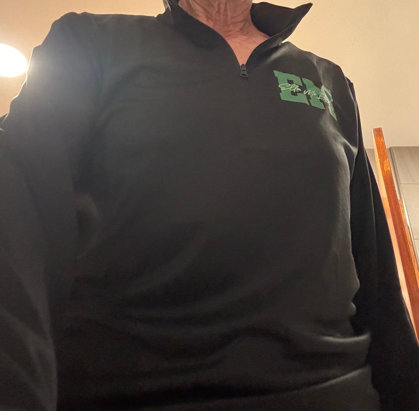 Customer photo review of Ellee McIntosh Quarter-Zip