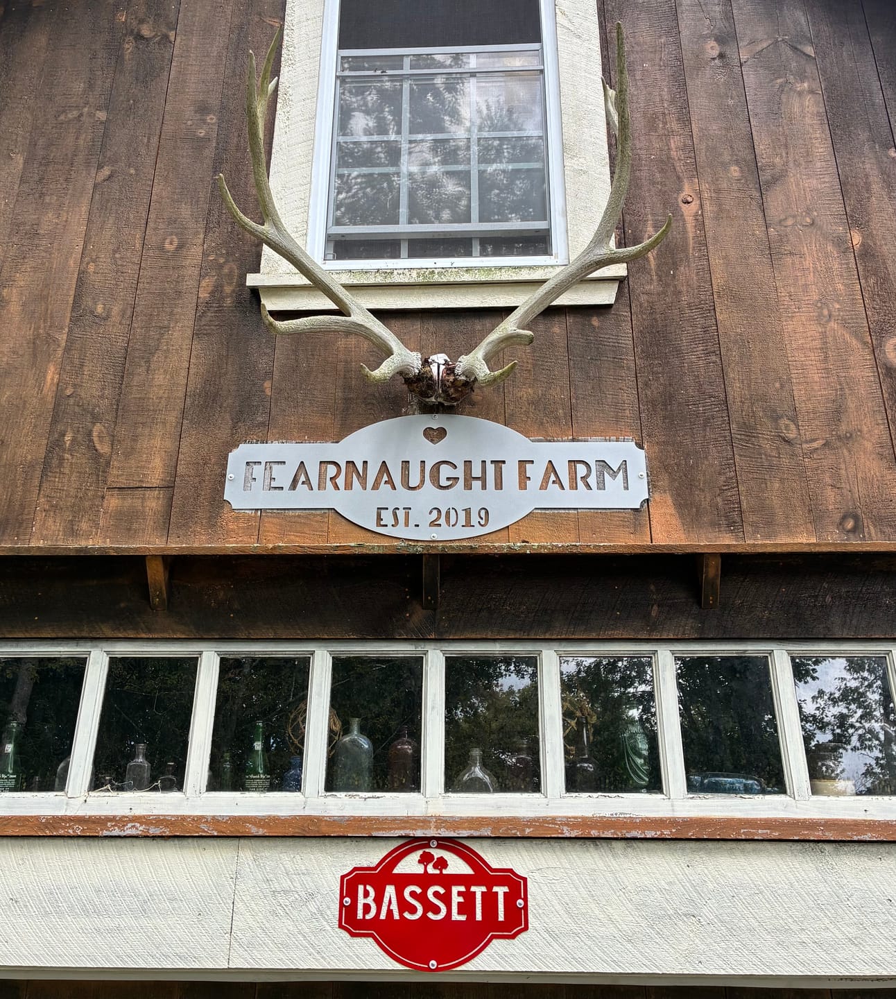 Customer photo review of Custom Metal Country Farmhouse Sign - Personalized  Ranch Sign - Garage Signs - Outdoor Garden Decor