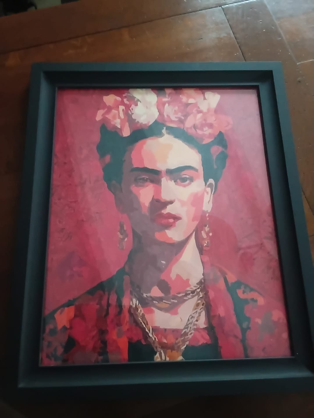 Customer photo review of Frida Kahlo | Paint by Number
