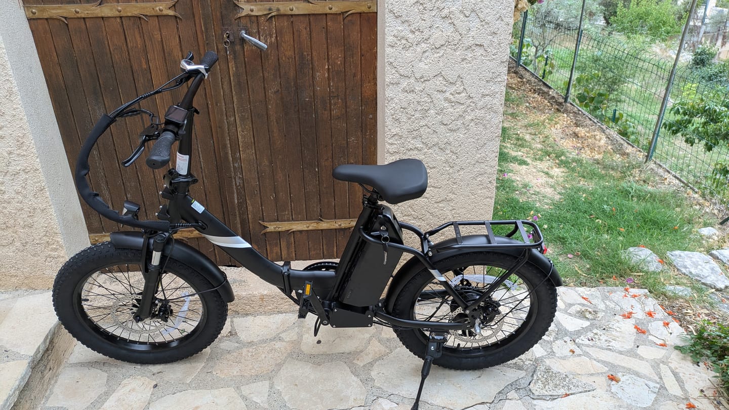 Customer photo review of Touroll S3 Folding Fat Tire Electric Bike