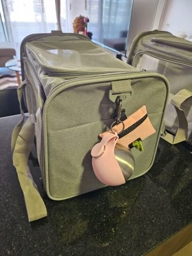 Customer photo review of Gourde pour chien mini - Acier inoxydable