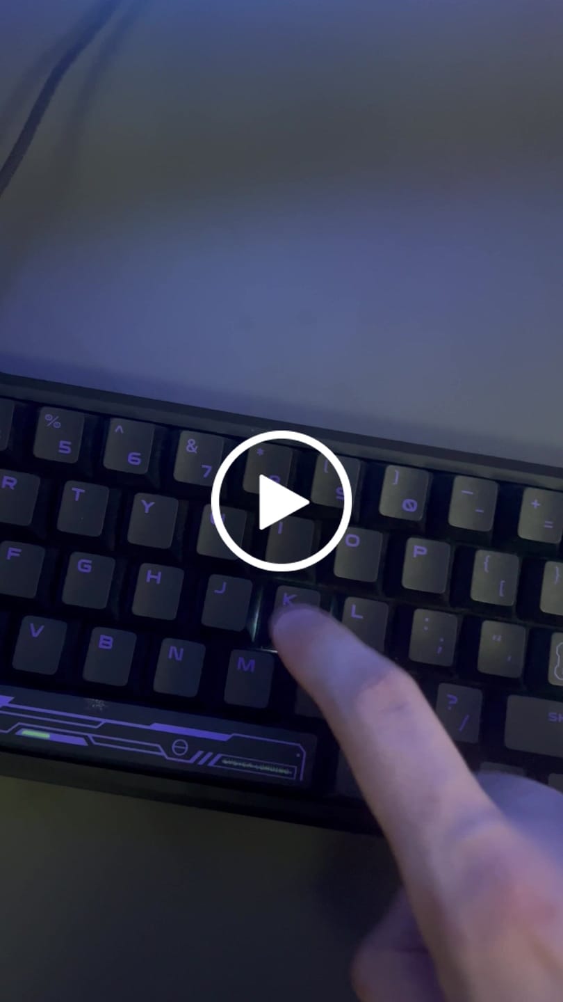 Customer video review of Gateron Jade Silent Manyetik Switch