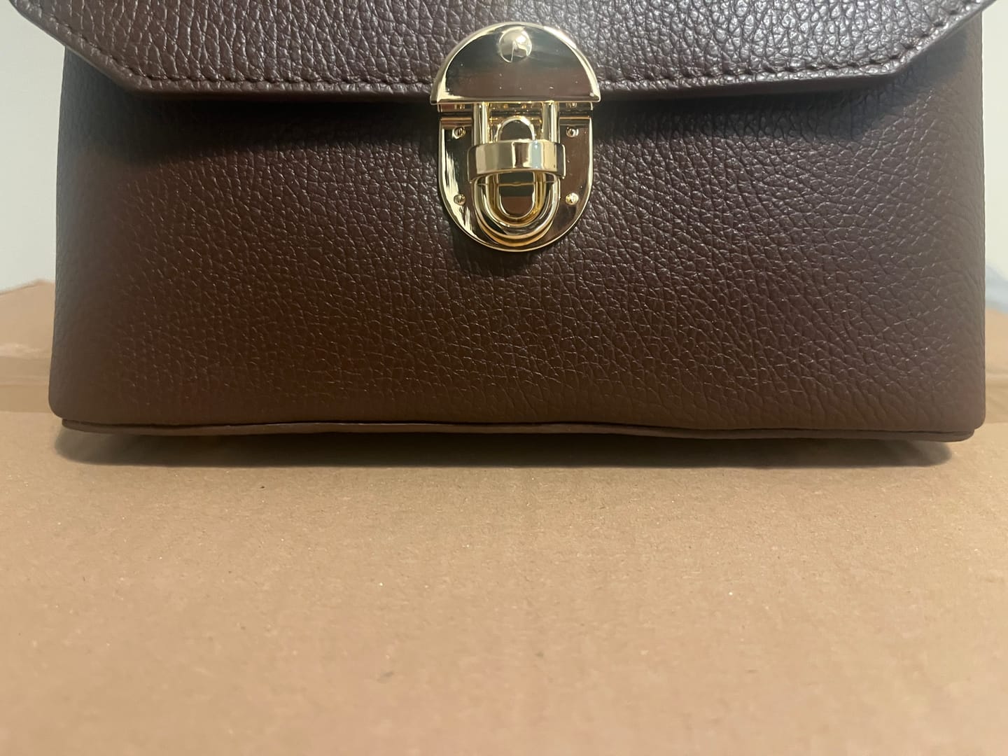 Customer photo review of The Lucinda Top Handle Bag