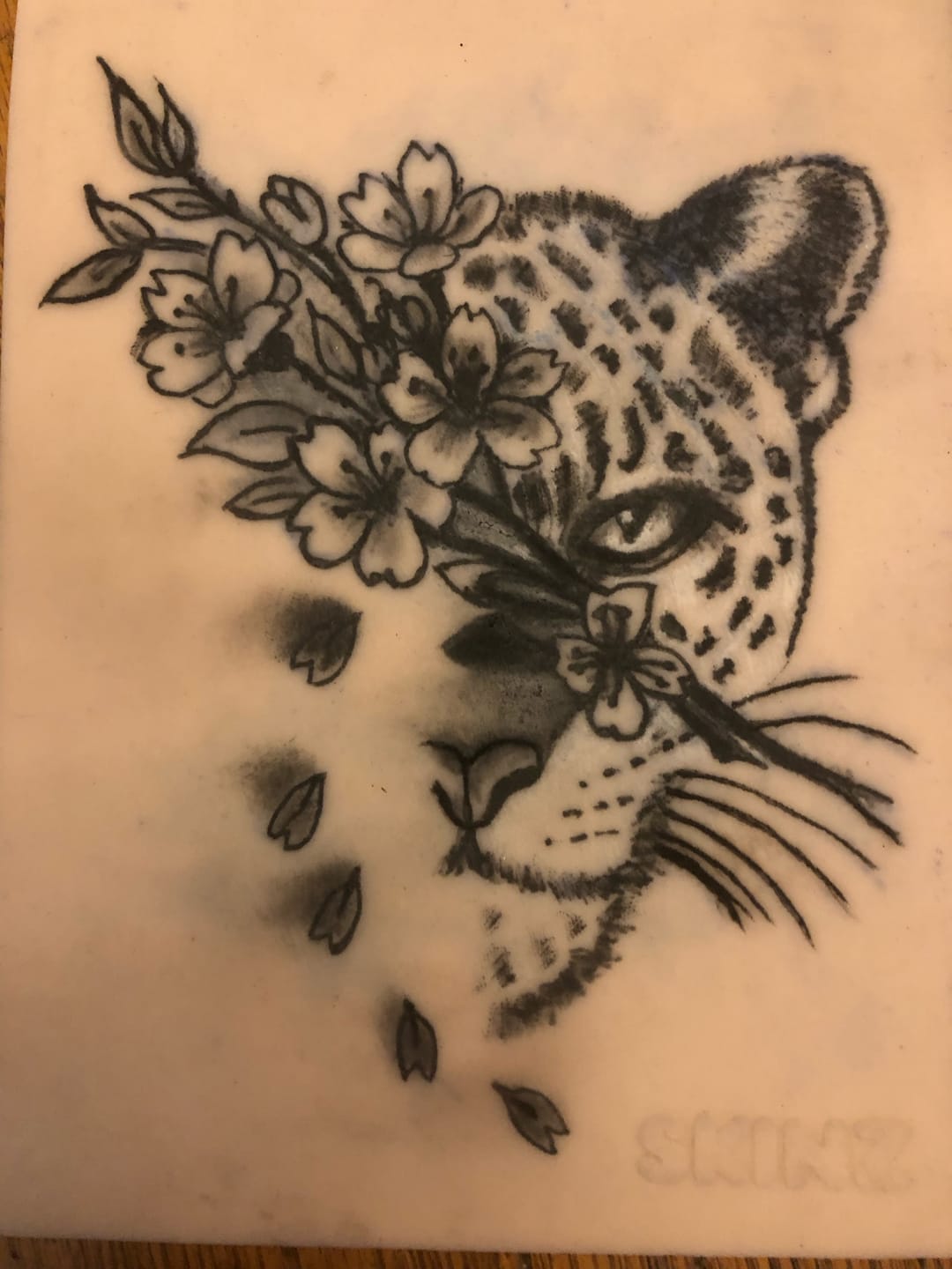 Customer photo review of Tattoo Practice Skin | Size Small A5 | Pack of 10