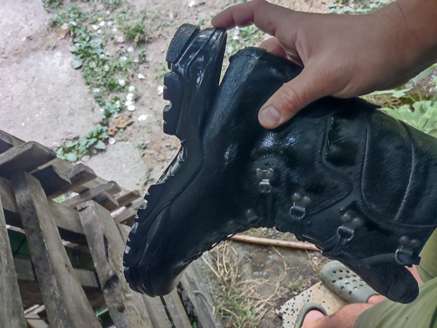 Customer photo review of Genuine French Military Feline ranger boots Gore-Tex® lining field footwear NEW