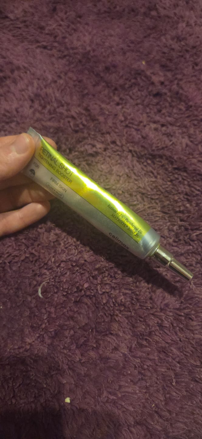 Customer photo review of Liftinga efektu piešķirošs krēms-būsteris ar retinālu Celimax THE -A Retinal Shot Tightening Booster