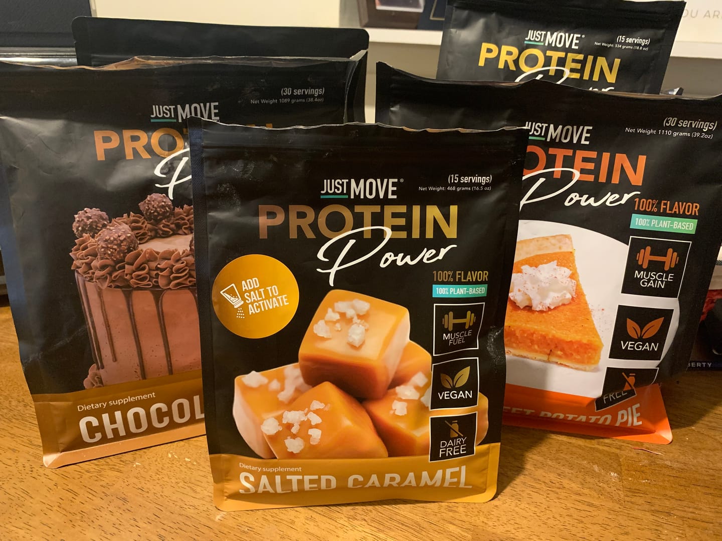 Customer photo review of Salted Caramel Protein