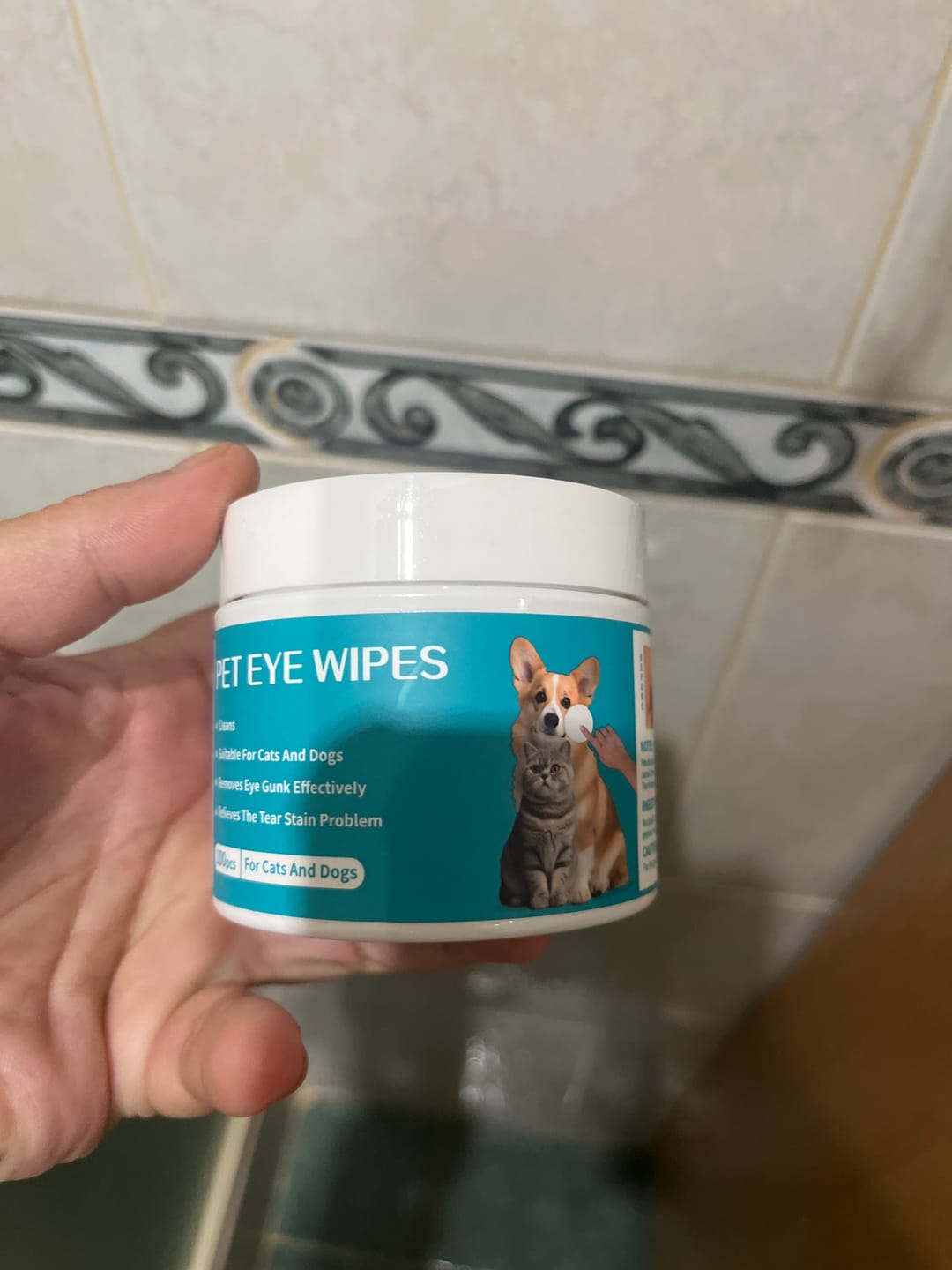 Customer photo review of Toallitas de Ojos para Mascotas