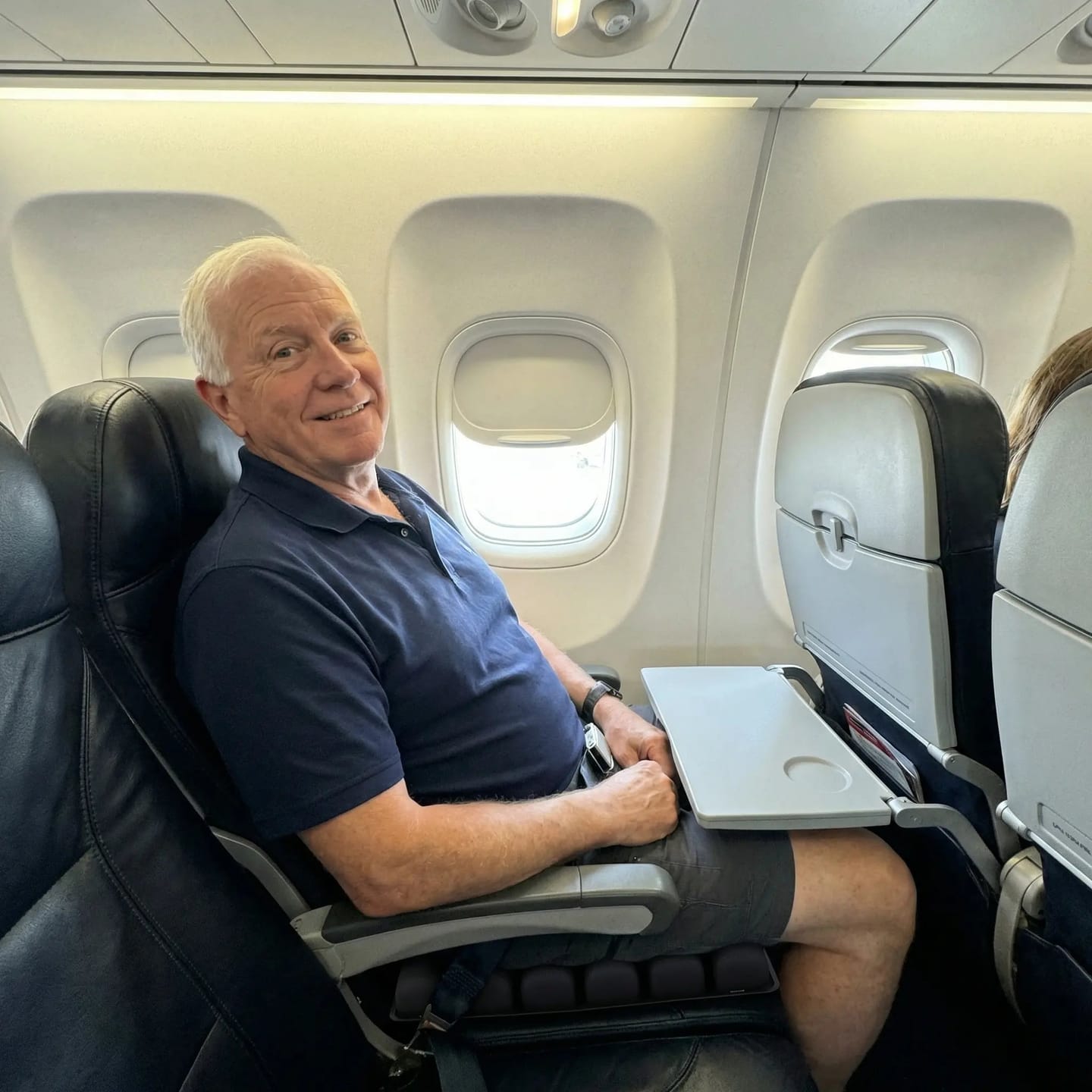 Customer photo review of Inflatable Seat Cushion for Long Flights