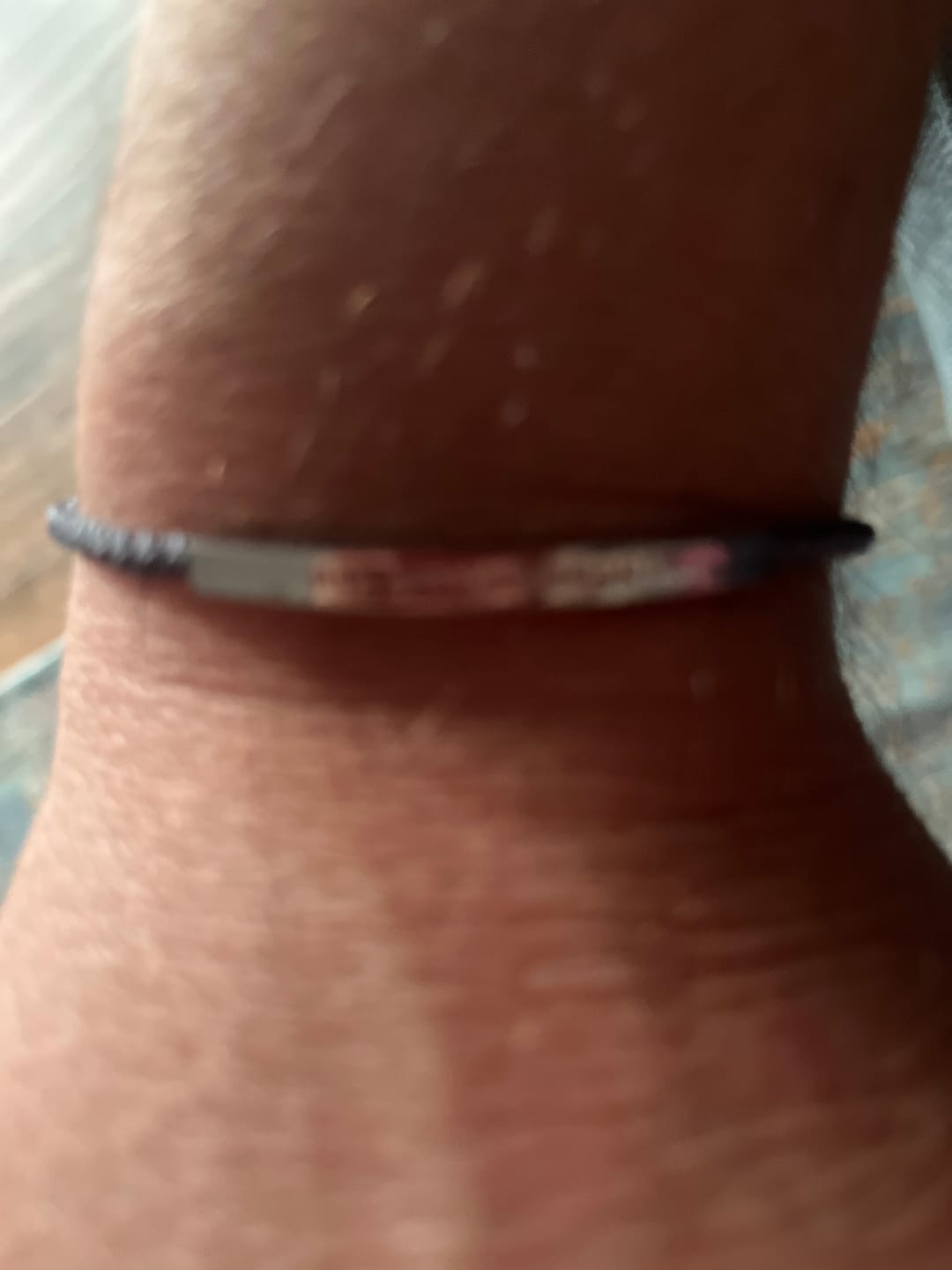 Customer photo review of Armband "Ich bin dankbar."