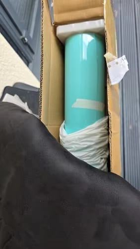 Customer photo review of Mallcas™ Glossy Tiffany Vinyl Wrap (PET Liner)