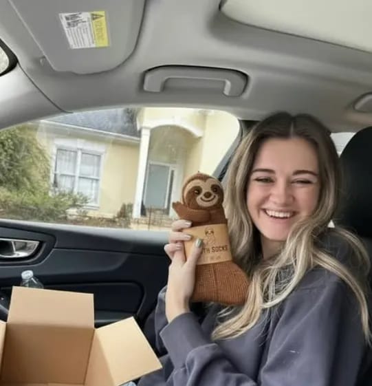 Customer photo review of 🔥HOT SALE 50% OFF🦥3D Animal Socks🧦