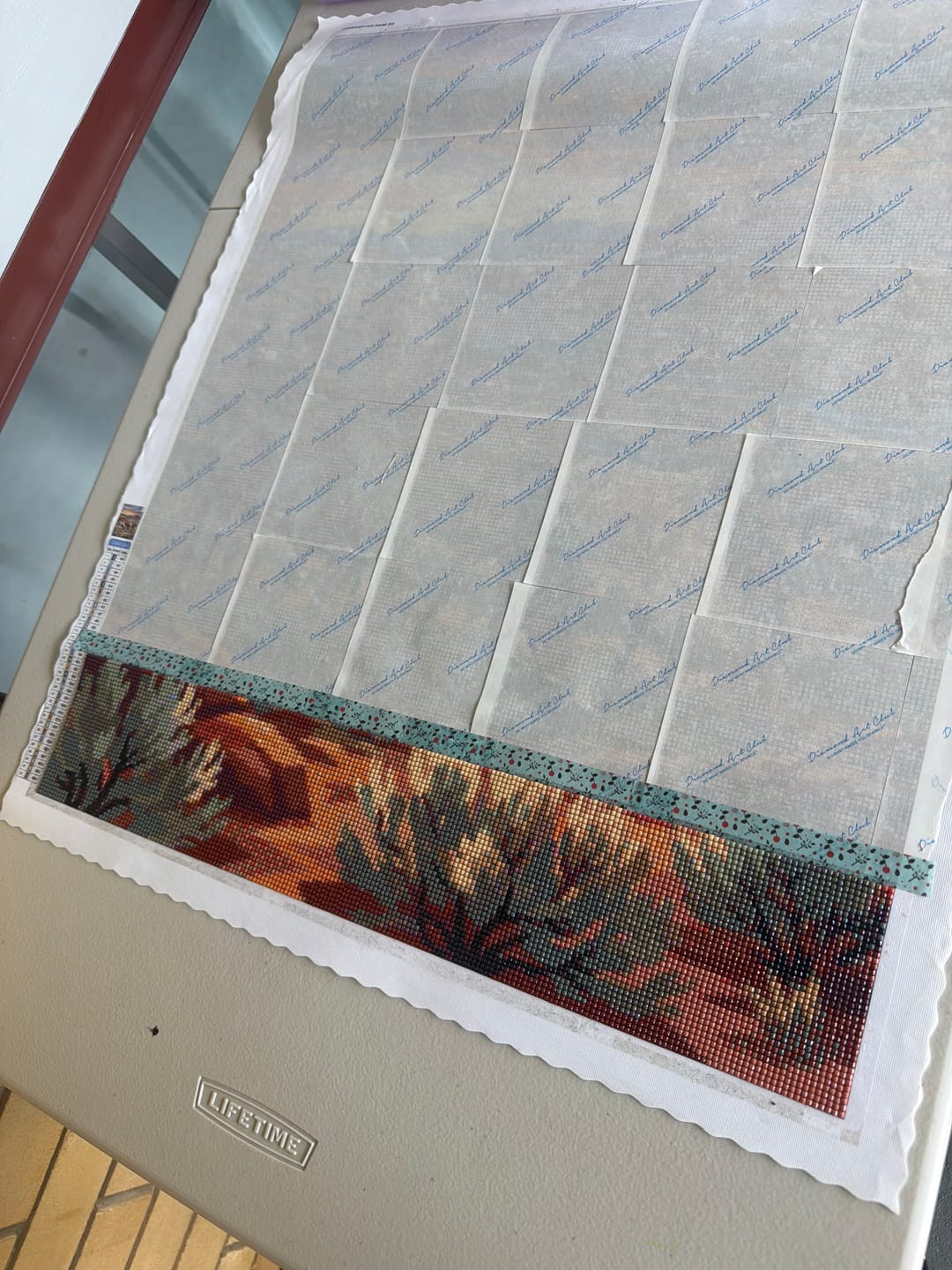 Customer photo review of Western Horse Harmony (Diamond Painting)
