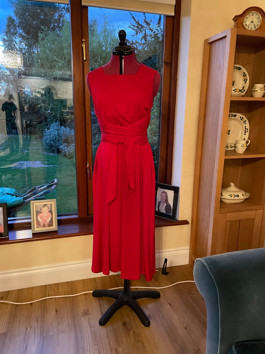 Customer photo review of Plain Viscose Stretch Twill Fabric