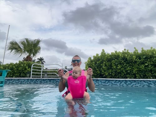 Customer photo review of WaterLand Baby Carrier