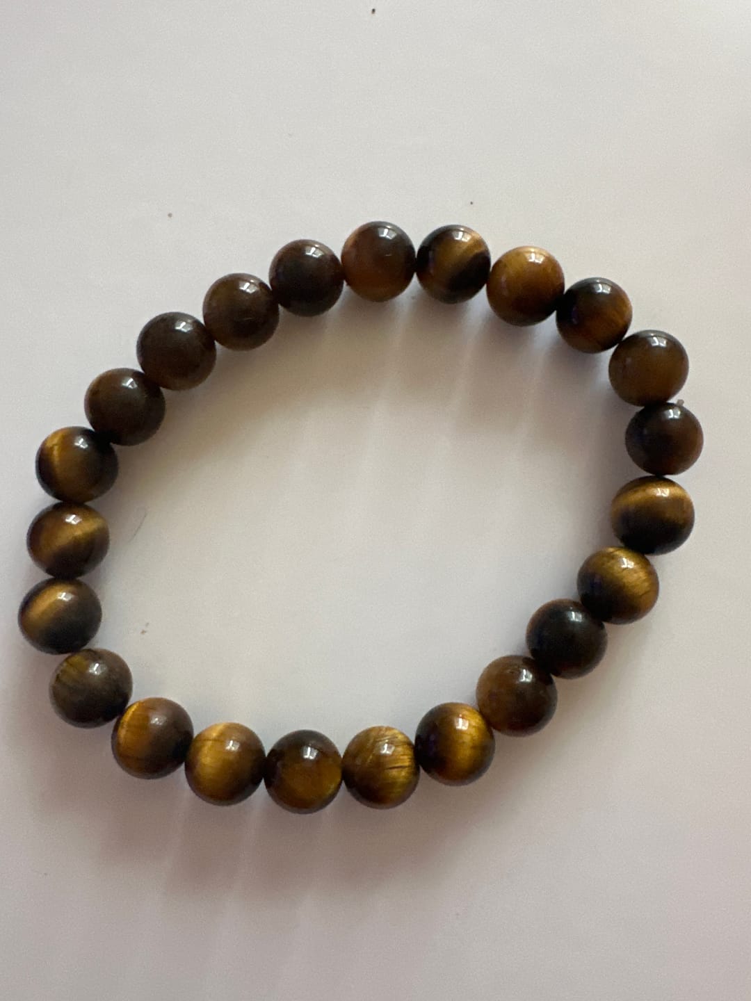 Customer photo review of Bracelet Oeil de Tigre 8mm