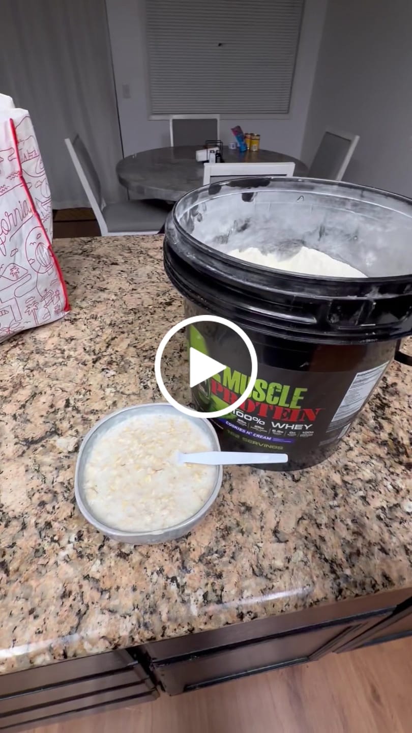 Customer video review of Whey Protein Powder Bucket