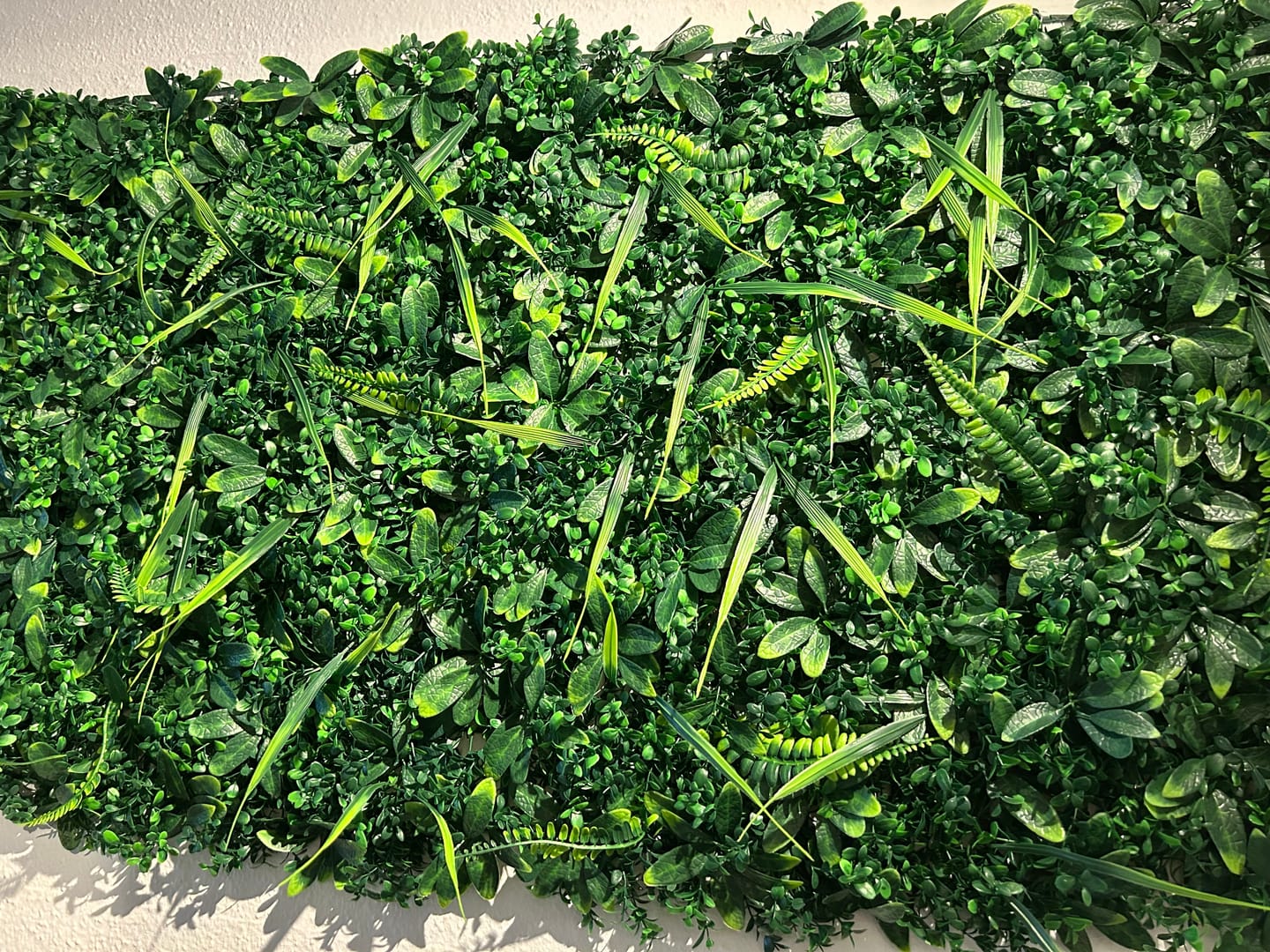 Customer photo review of Grüne Kunsthecke Wandpanel 60x40cm UV