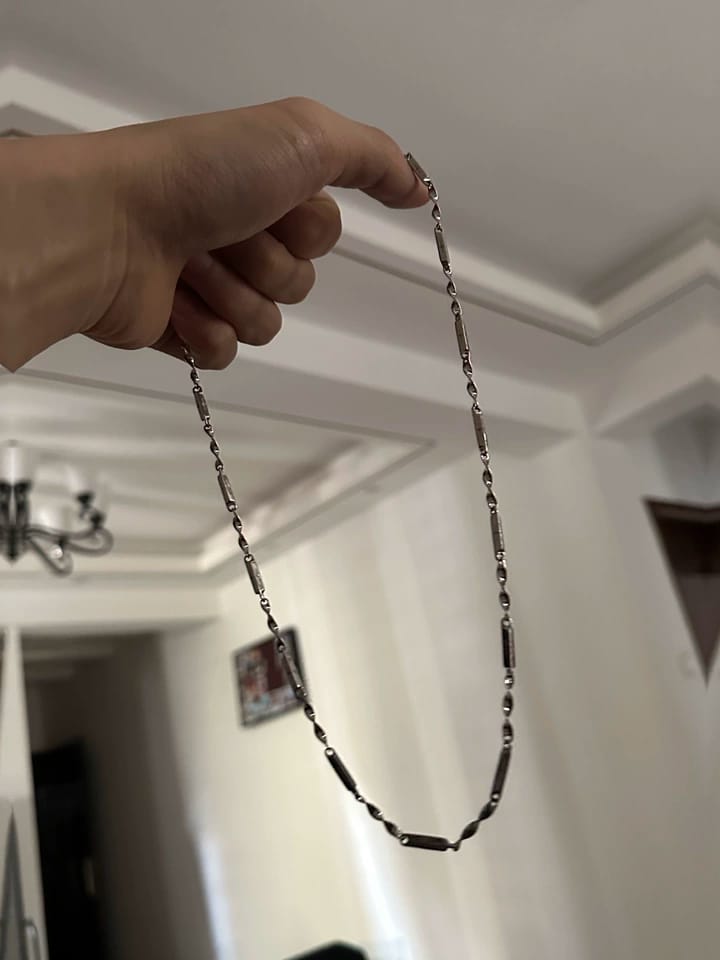 Customer photo review of Mobius Link Necklace