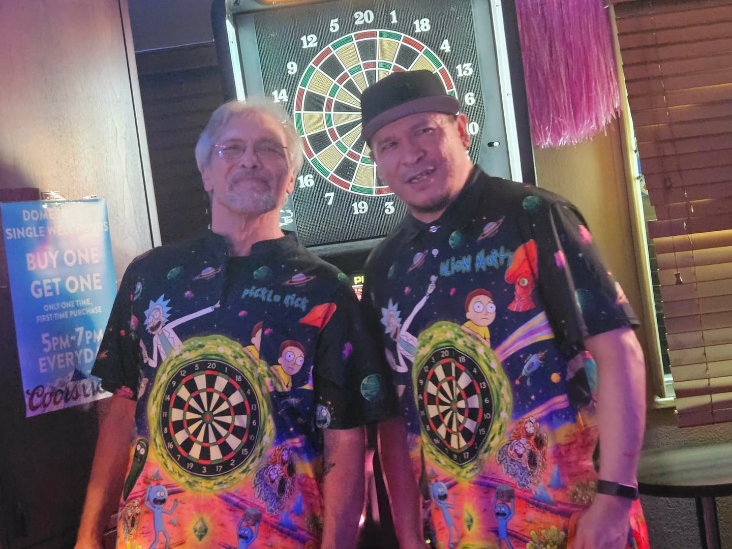 Customer photo review of Maxcorners Custom Darts 3D Shirts For  Dalene Bettelyoun