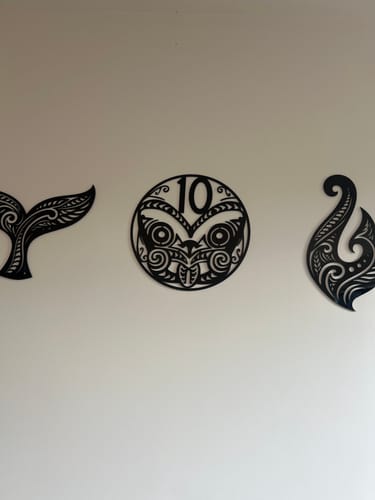 Customer photo review of New Zealand Ten Cent Coin Wall Art