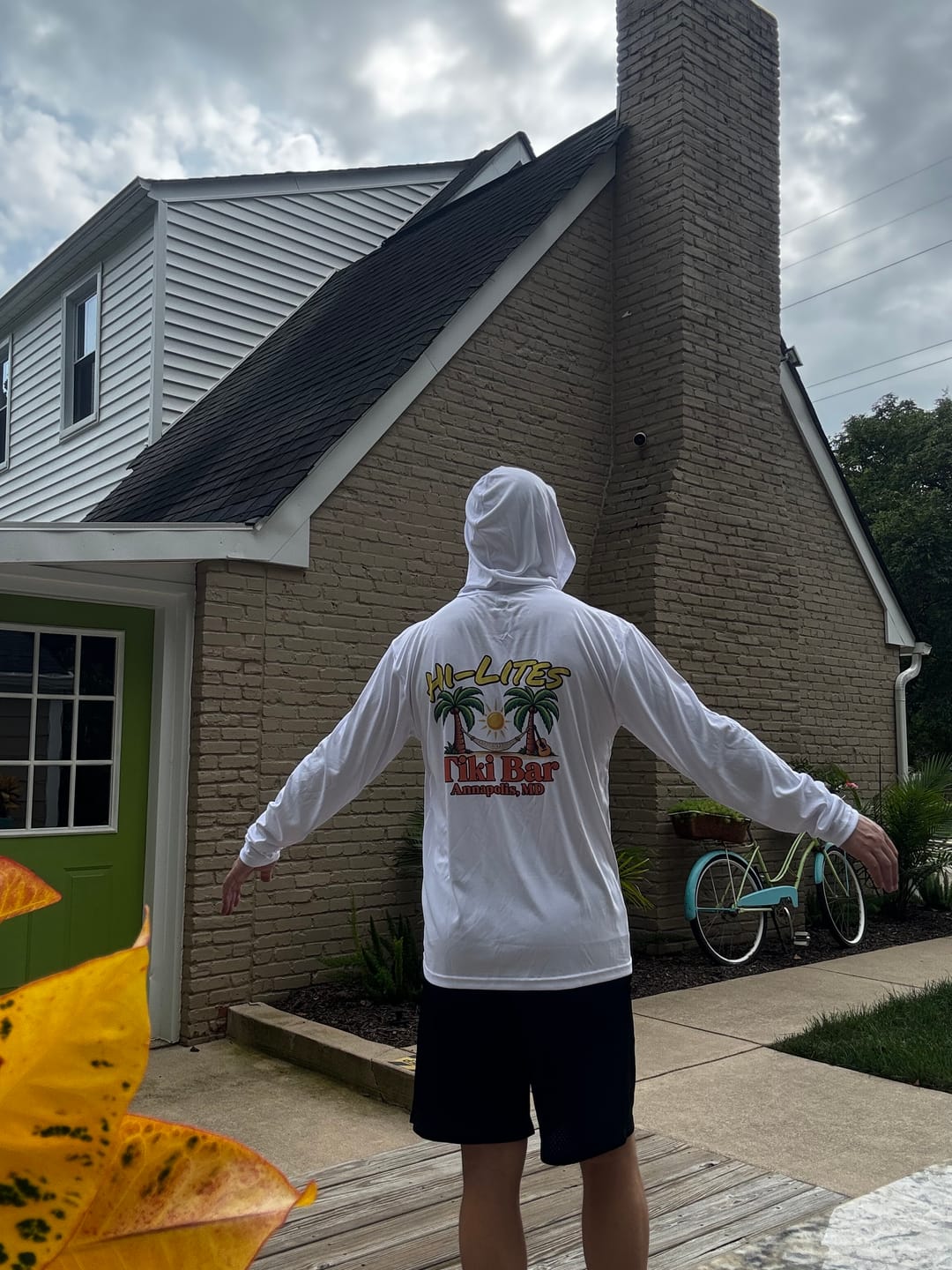 Customer photo review of Custom Hooded UPF Shirt