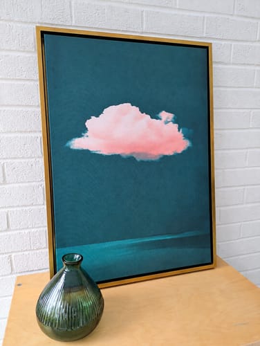 Customer photo review of Pink Cloud No2 Print