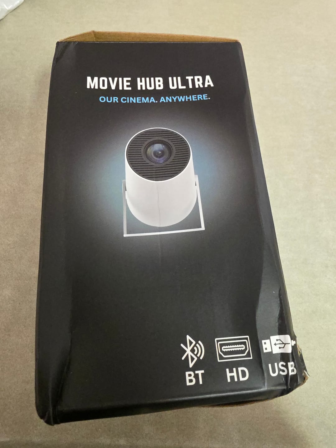 Customer photo review of MovieHub™ Ultra HD Projector