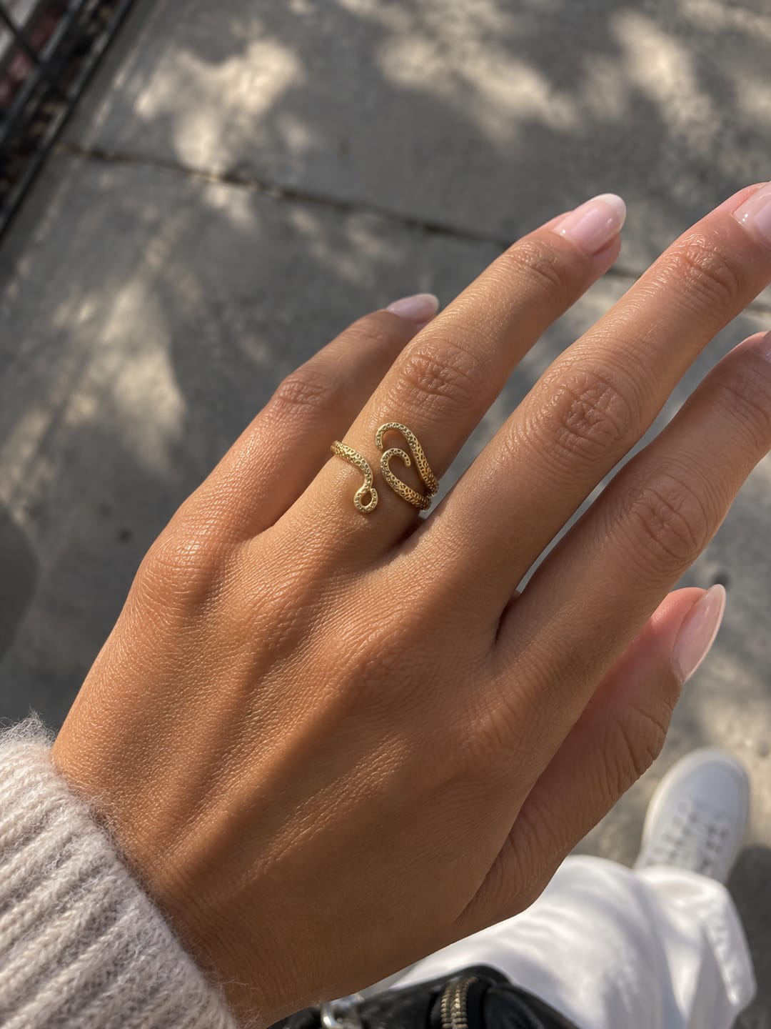 Customer photo review of Octopus Gold Ring