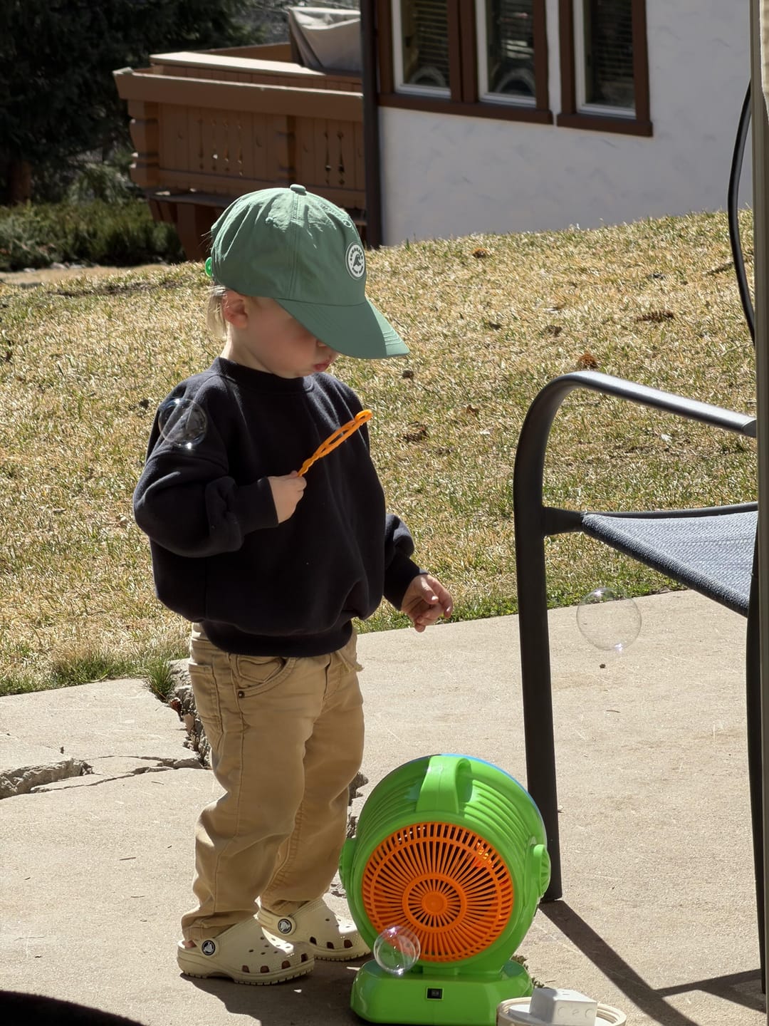 Customer photo review of Kids Nylon Snapback Hat