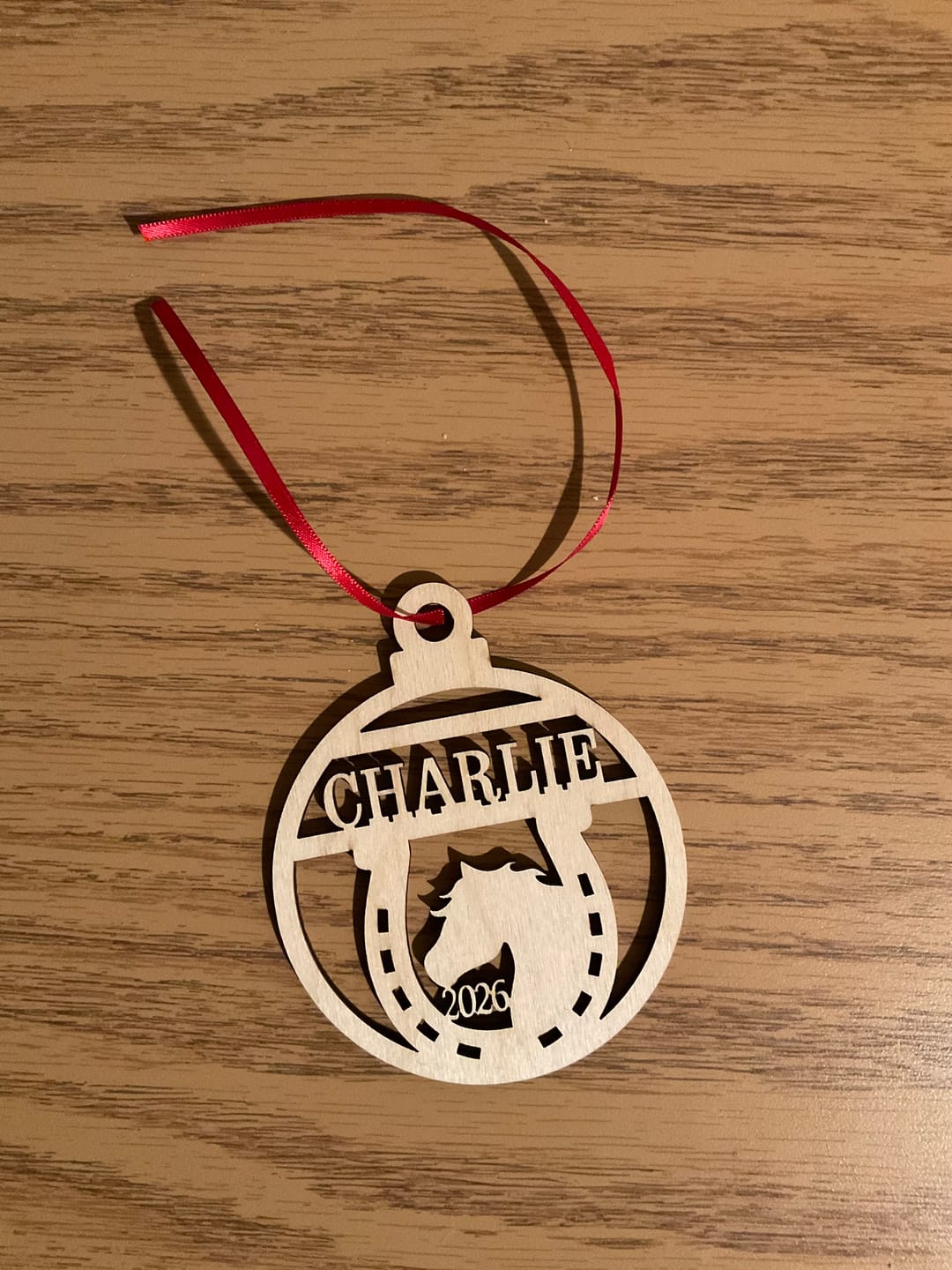 Customer photo review of Personalized Christmas Ornaments