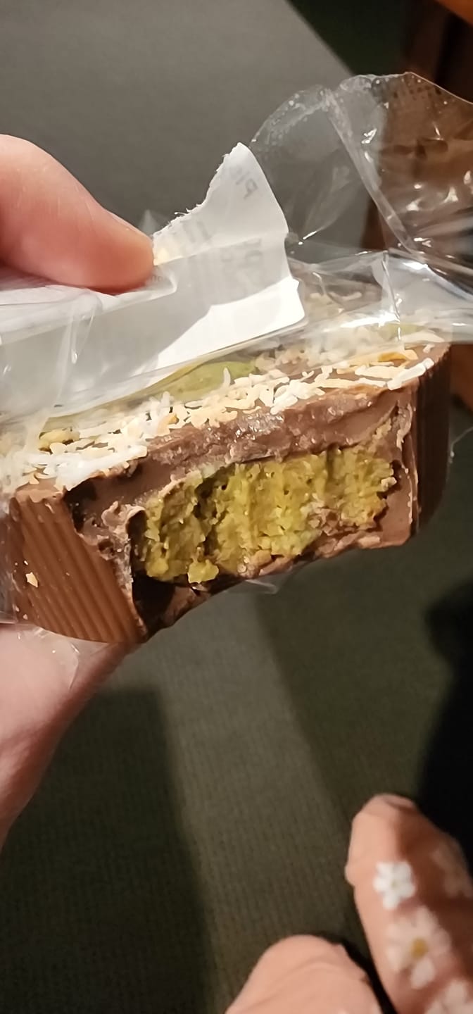 Customer photo review of Pistachio Coconut Pie