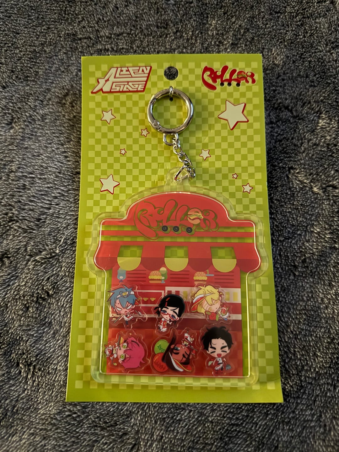 Customer photo review of 【Pre-Order】Alien Stage - 4th Anniversary - Roller Star Series - Acrylic Shaker Keyring