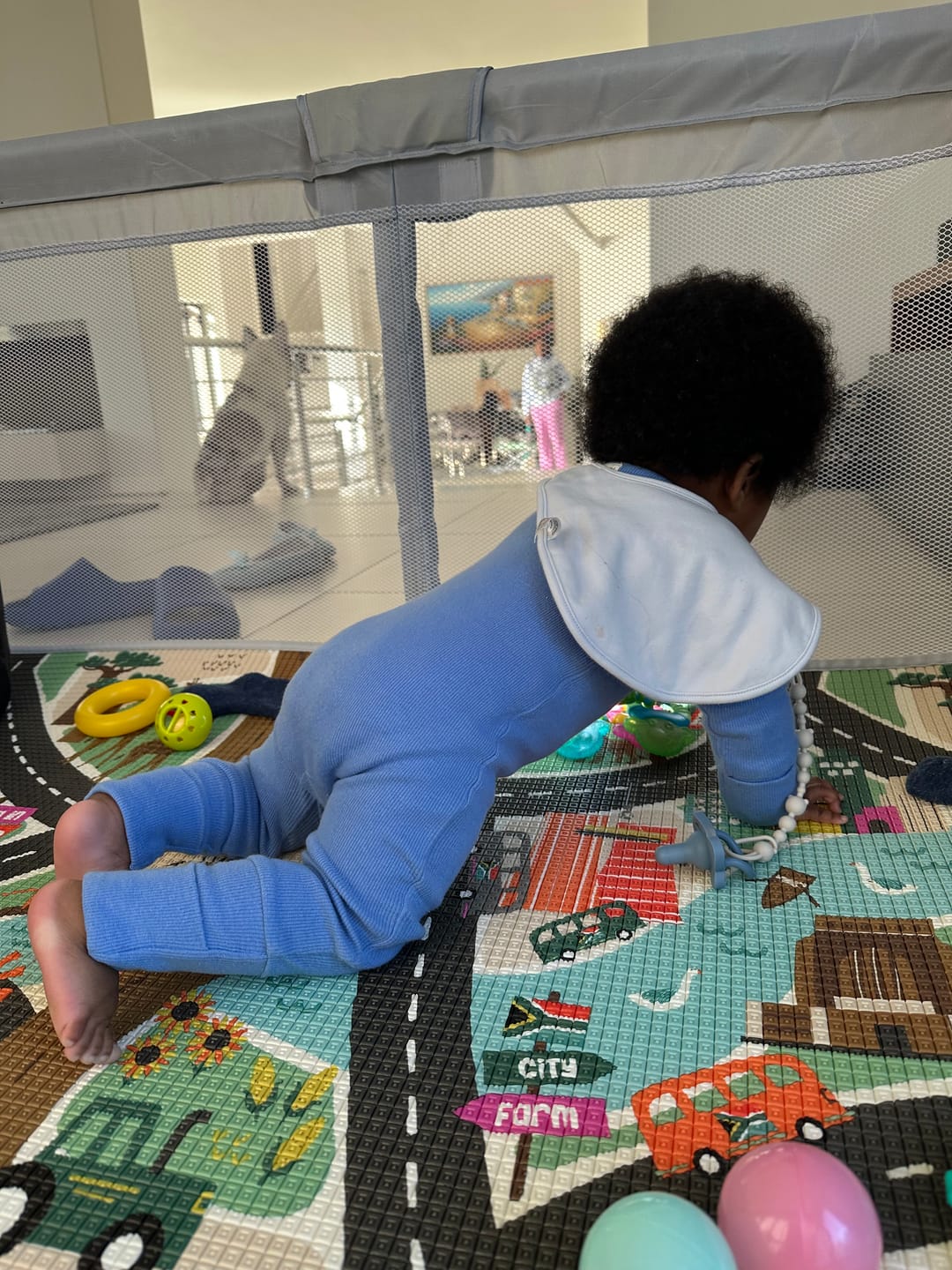 Customer photo review of Safari Numbers & South African Road Map Play Mat